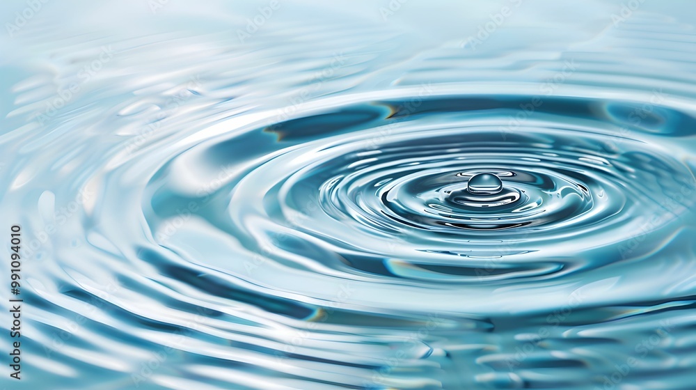 A drop of water is in the middle of a large wave A drop of water is in the middle of a large wave