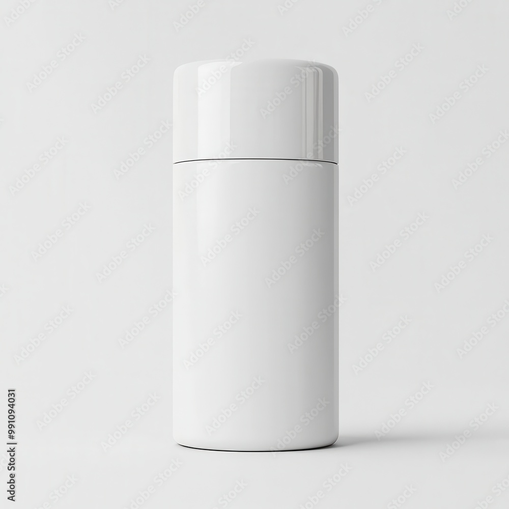 A deodorant roll-on, hygiene product, sleek and simple packaging, 3D render, isolated on white background A deodorant roll-on, hygiene product, sleek and simple packaging, 3D render, isolated on white background