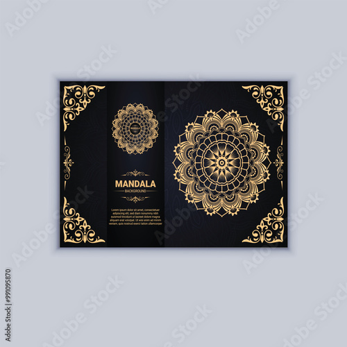 mandala design social media muckup
