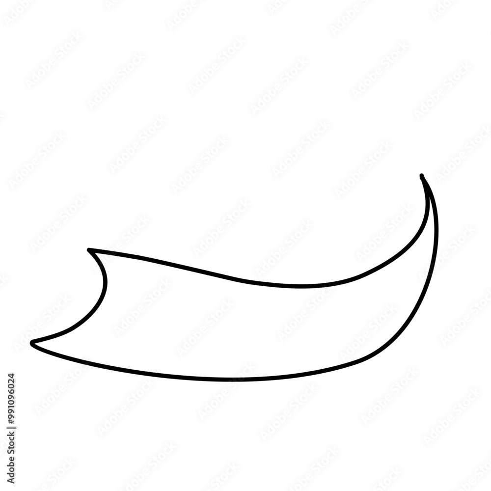 Swoosh Outline Hand Drawn Swoosh Outline Hand Drawn