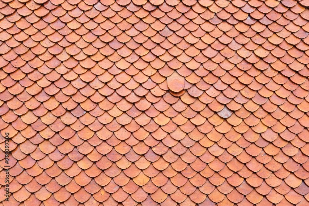 red tile roof red tile roof