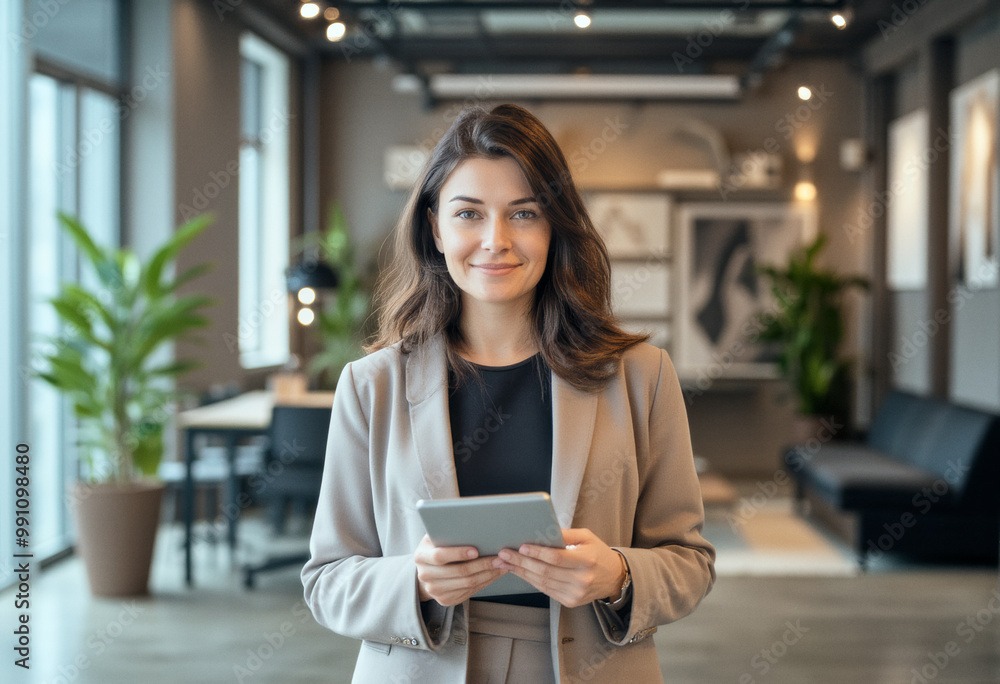 A portrait headshot photo of a friendly professional CEO executive business worker A portrait headshot photo of a friendly professional CEO executive business worker