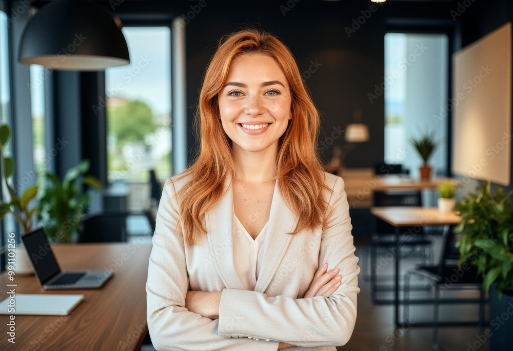 A portrait headshot photo of a friendly professional CEO executive business worker A portrait headshot photo of a friendly professional CEO executive business worker