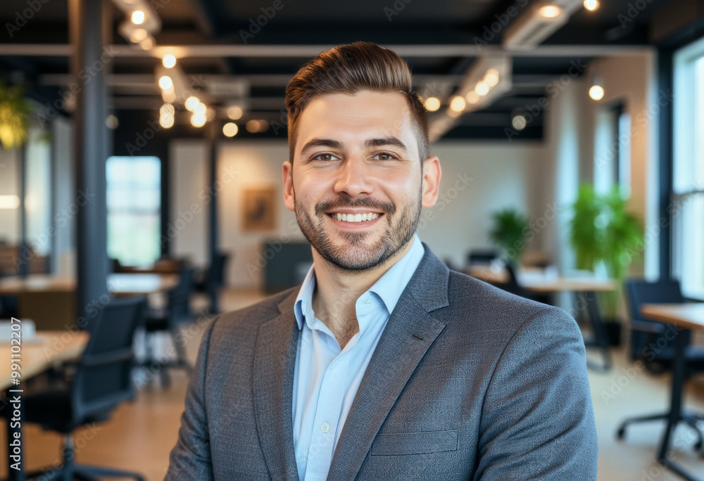 A portrait headshot photo of a friendly professional CEO executive business worker A portrait headshot photo of a friendly professional CEO executive business worker