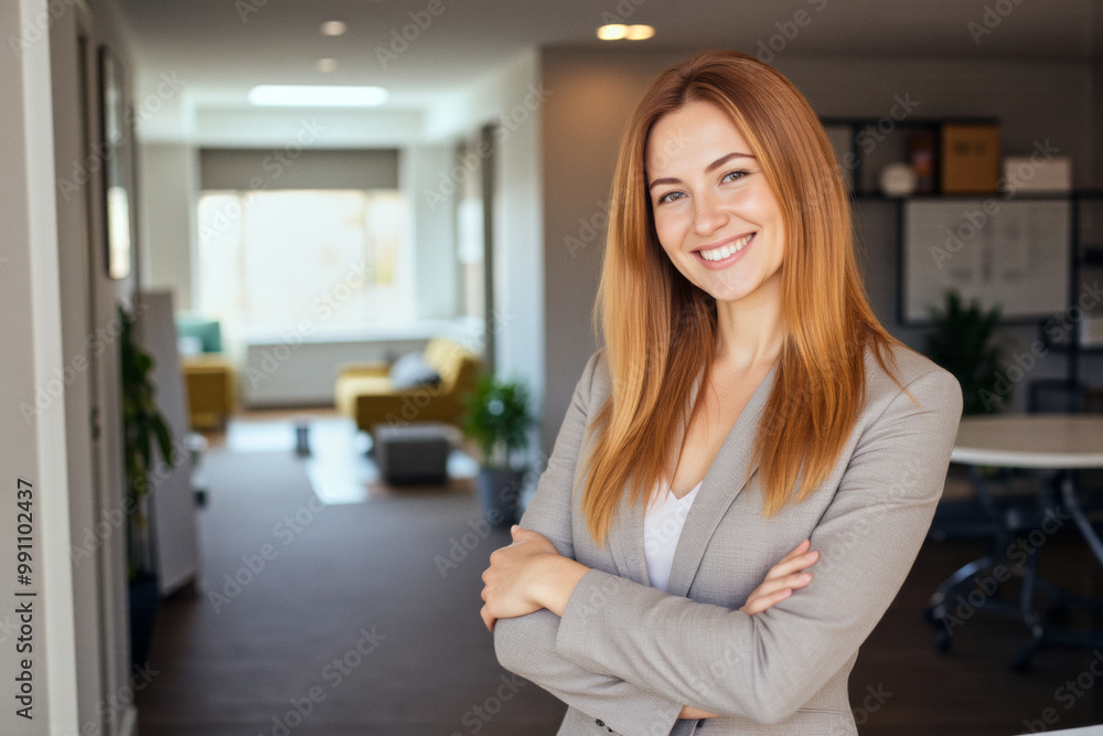 A portrait headshot photo of a friendly professional CEO executive business worker A portrait headshot photo of a friendly professional CEO executive business worker