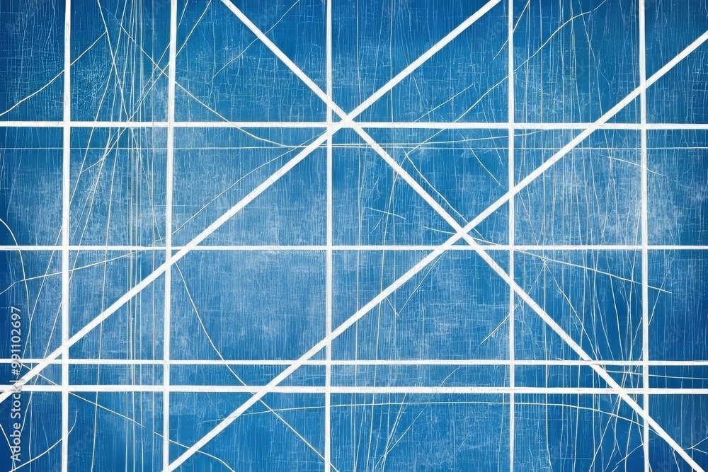 © typepng - An abstract graphic design triangle halftone pattern against a blue background