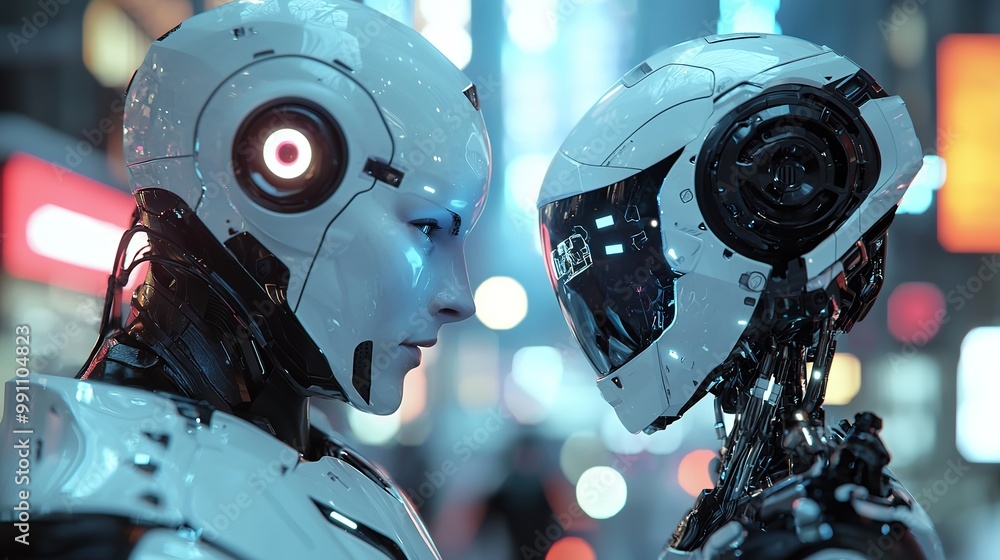 Fototapeta premium brain connected to the motherboard, abstract future technology concept illustration