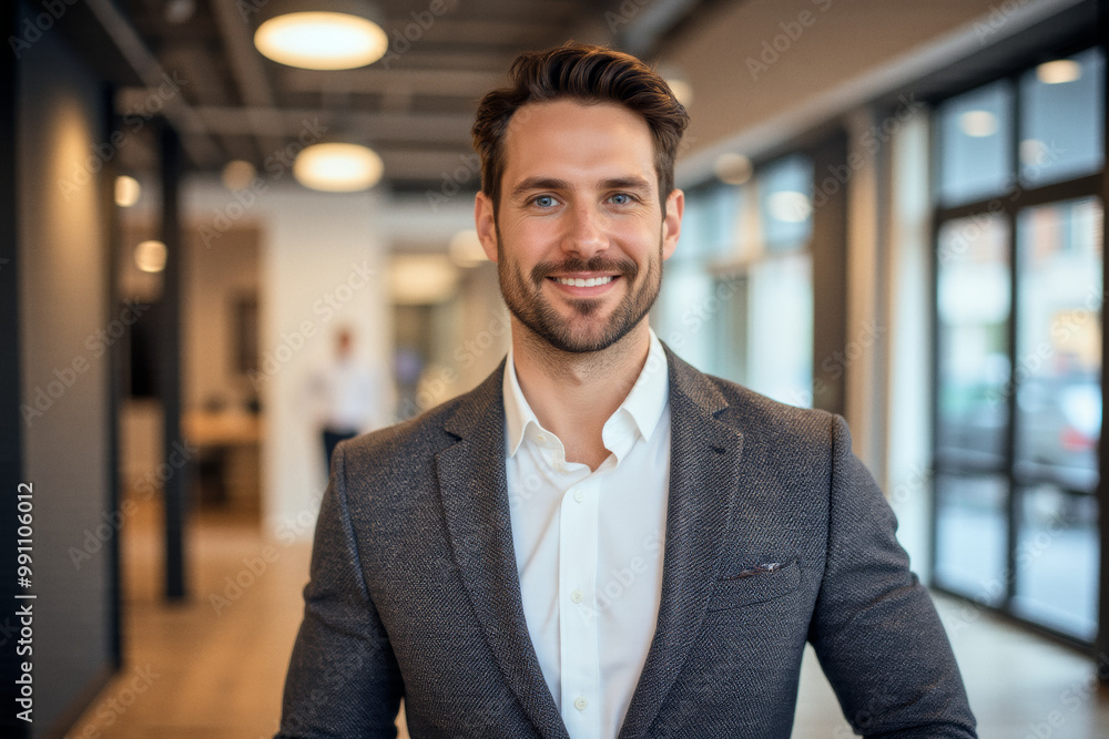 A portrait headshot photo of a friendly professional CEO executive business worker A portrait headshot photo of a friendly professional CEO executive business worker