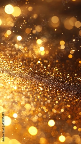 Rich warm glittery gold texture with luxurious sparkling shine background