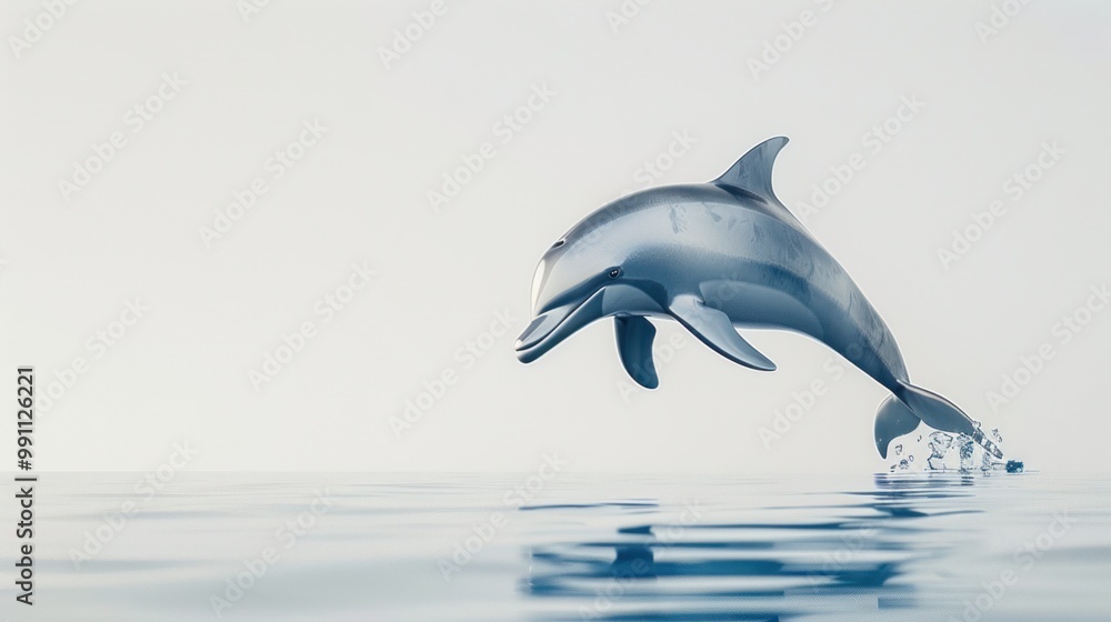 Dolphin Leaping Out of Water Dolphin Leaping Out of Water
