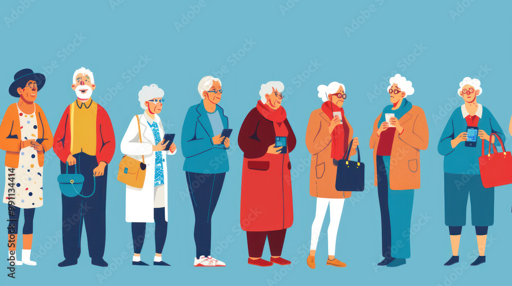 A bank hosting workshops to teach senior citizens how to use digital banking services, ensuring their financial independence and security. A bank hosting workshops to teach senior citizens how to use digital banking services, ensuring their financial independence and security.