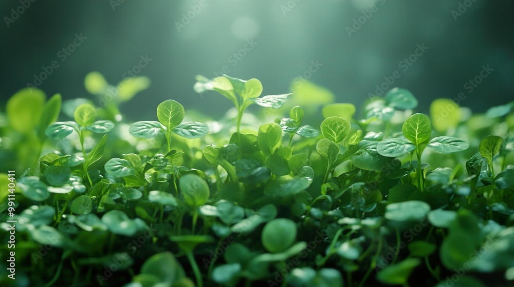 Vibrant Green Leaves: A Close-Up View of New Growth Vibrant Green Leaves: A Close-Up View of New Growth