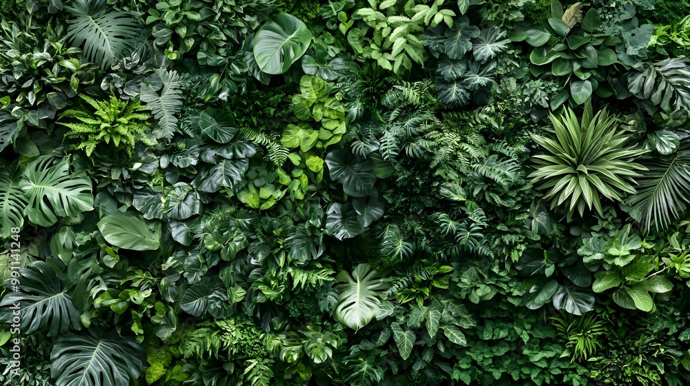 Lush green leaves texture background, ideal for nature-themed designs. Lush green leaves texture background, ideal for nature-themed designs.