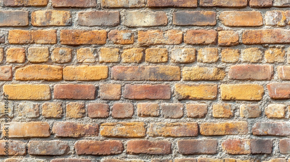 Fototapeta premium Old brick wall background.