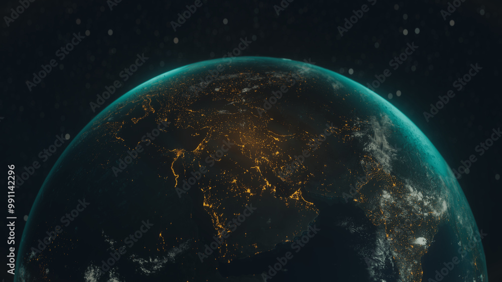 Obraz premium Emirates from Space