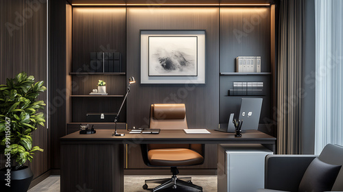 Wallpaper Mural background with a tranquil beach at sunrise, featuring soft golden light, gentle waves, and a peaceful, early morning atmosphere Torontodigital.ca