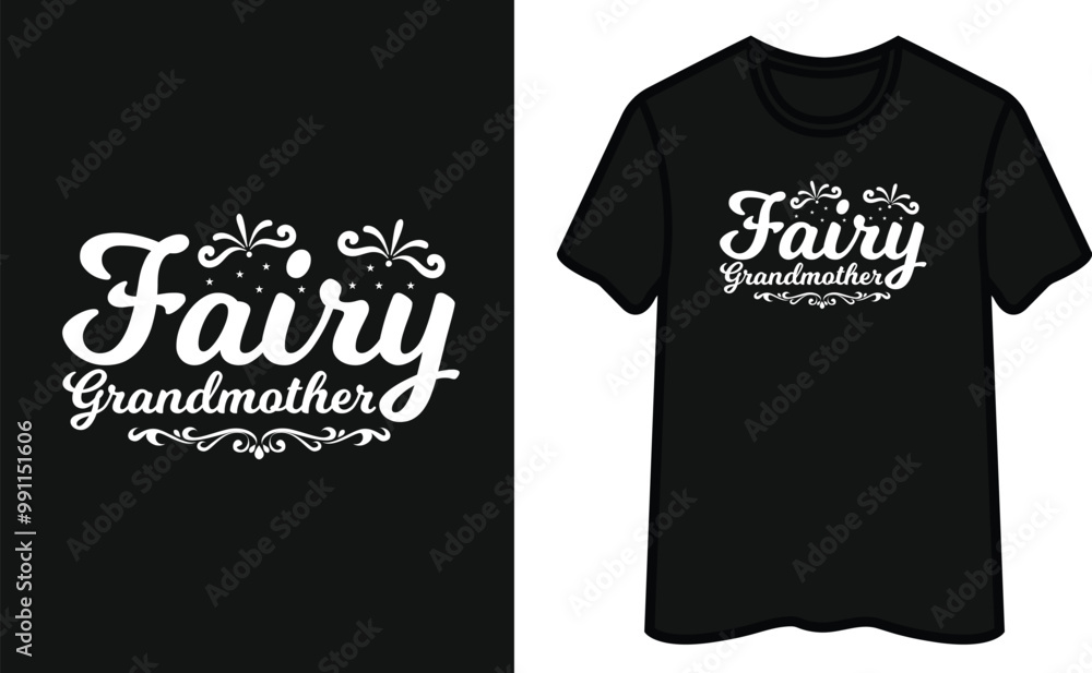 Fairy Grandmother T Shirt Design Fairy Grandmother T Shirt Design