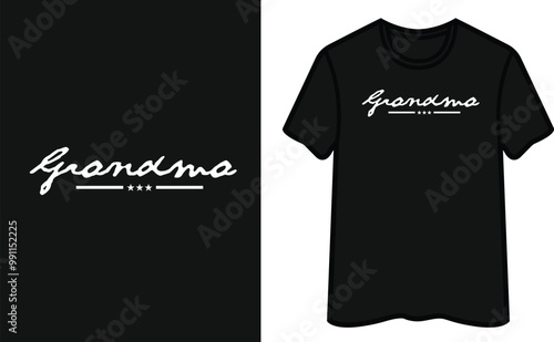 Grandma Typography Quote T-Shirt Design