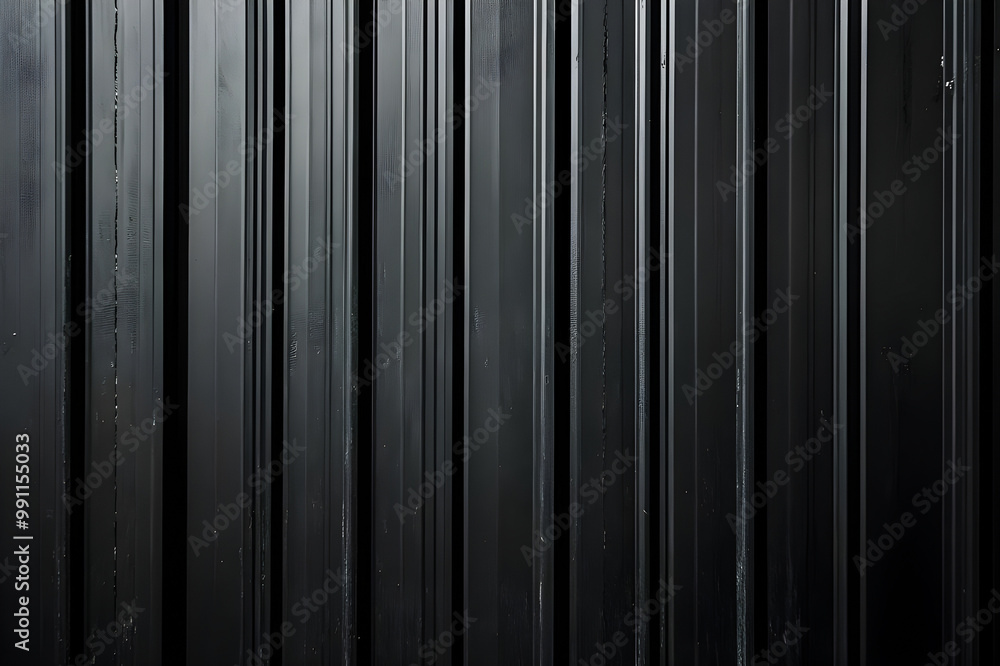 The black corrugated metal background and texture surface, galvanize steel, and black metal sheet wall or fence seamless background are available. The black corrugated metal background and texture surface, galvanize steel, and black metal sheet wall or fence seamless background are available.