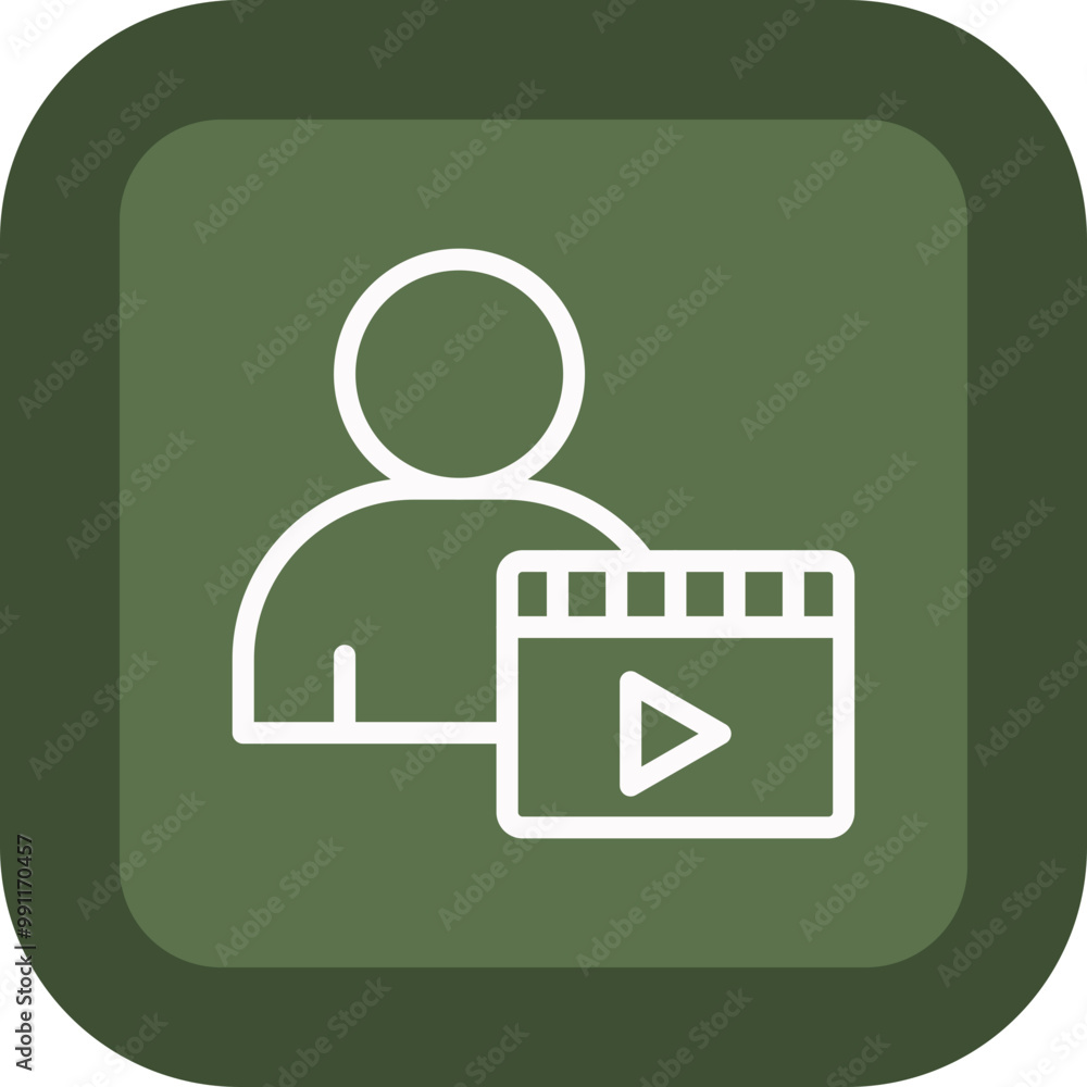 Actor Vector Icon Design Actor Vector Icon Design