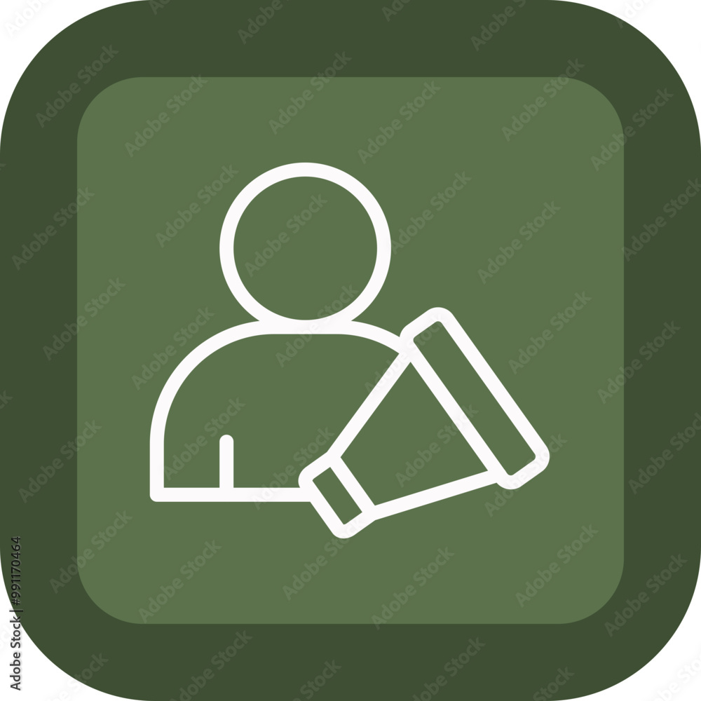 Film Director Vector Icon Design Film Director Vector Icon Design