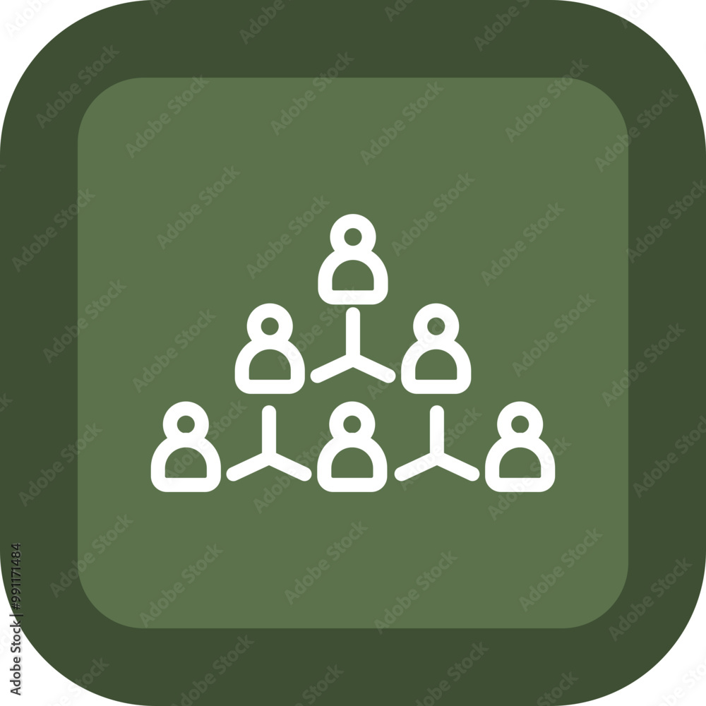 Organization Chart Vector Icon Design Organization Chart Vector Icon Design