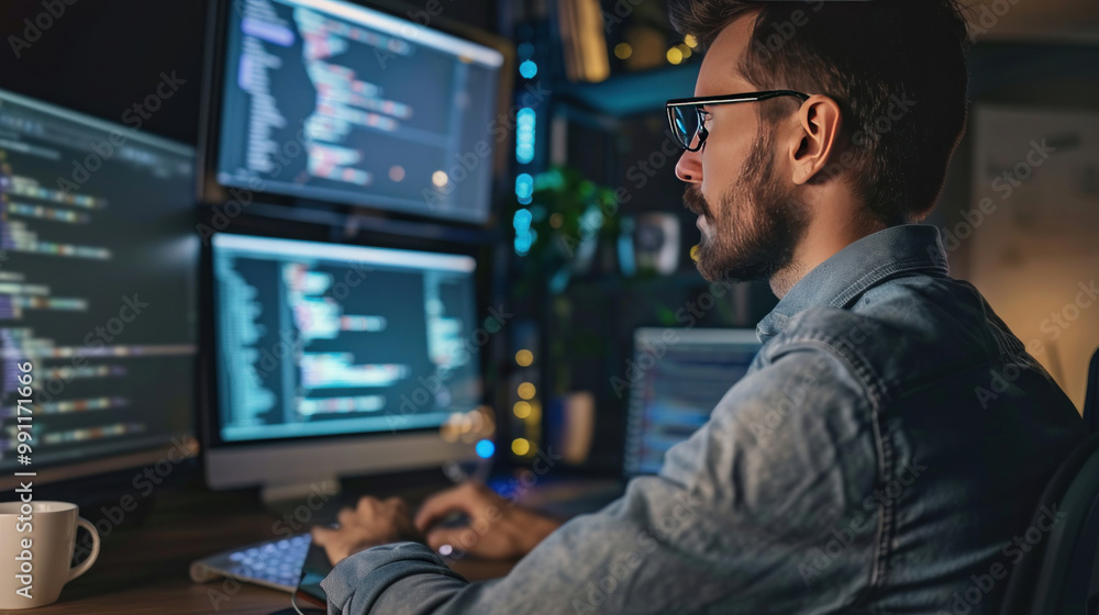 A company promoting remote work opportunities, advertising flexible roles in software development, project management, and digital marketing. A company promoting remote work opportunities, advertising flexible roles in software development, project management, and digital marketing.
