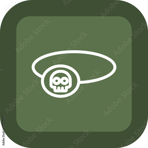 Eyepatch Vector Icon Design