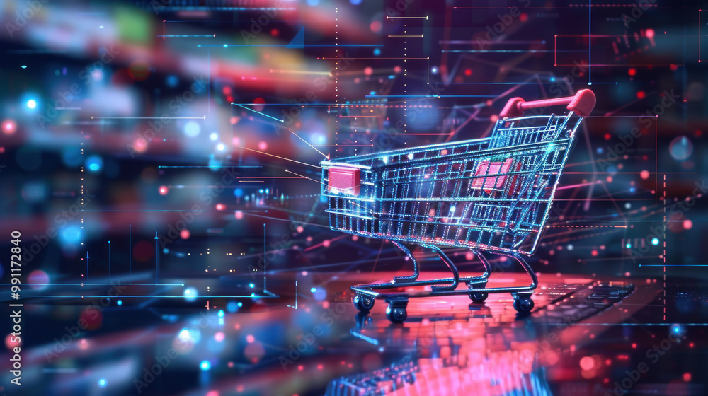 A company using AI-driven analytics to predict customer needs, improve inventory management, and enhance the overall e-commerce experience.