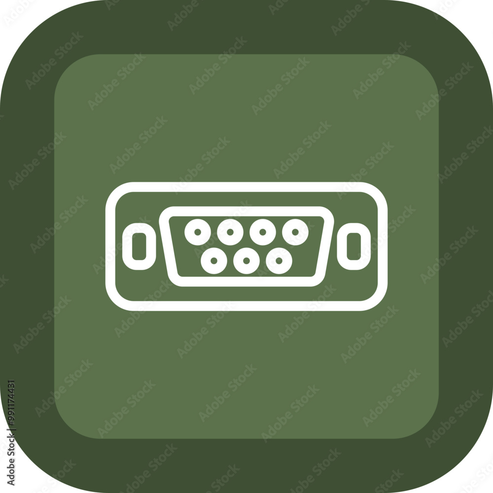 Vga Vector Icon Design