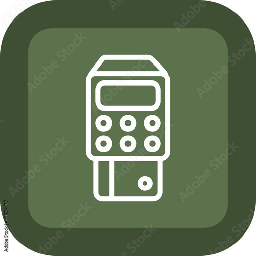 Card Reader Vector Icon Design