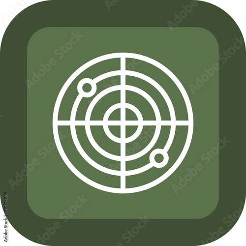 Radar Vector Icon Design