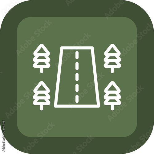 Roadside Vector Icon Design