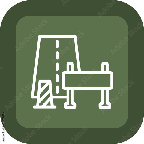 Roadworks Vector Icon Design