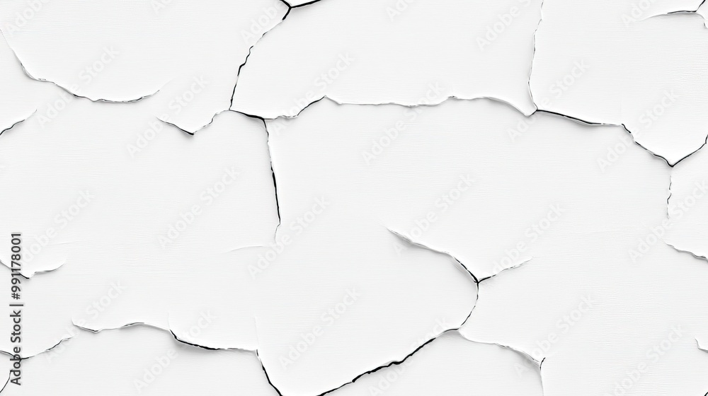 The artwork features a striking white impasto surface, with visible cracks that reveal the layers beneath, highlighting its abstract qualities and texture SEAMLESS PATTERN The artwork features a striking white impasto surface, with visible cracks that reveal the layers beneath, highlighting its abstract qualities and texture SEAMLESS PATTERN