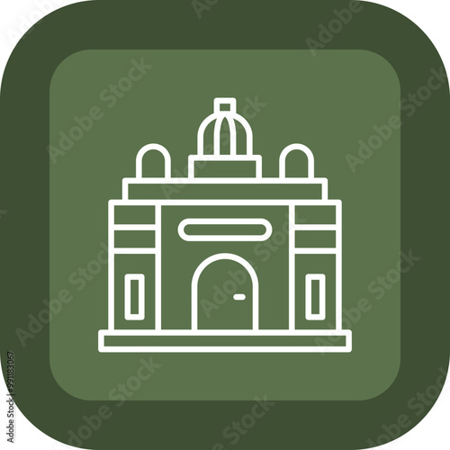 Palace Vector Icon Design