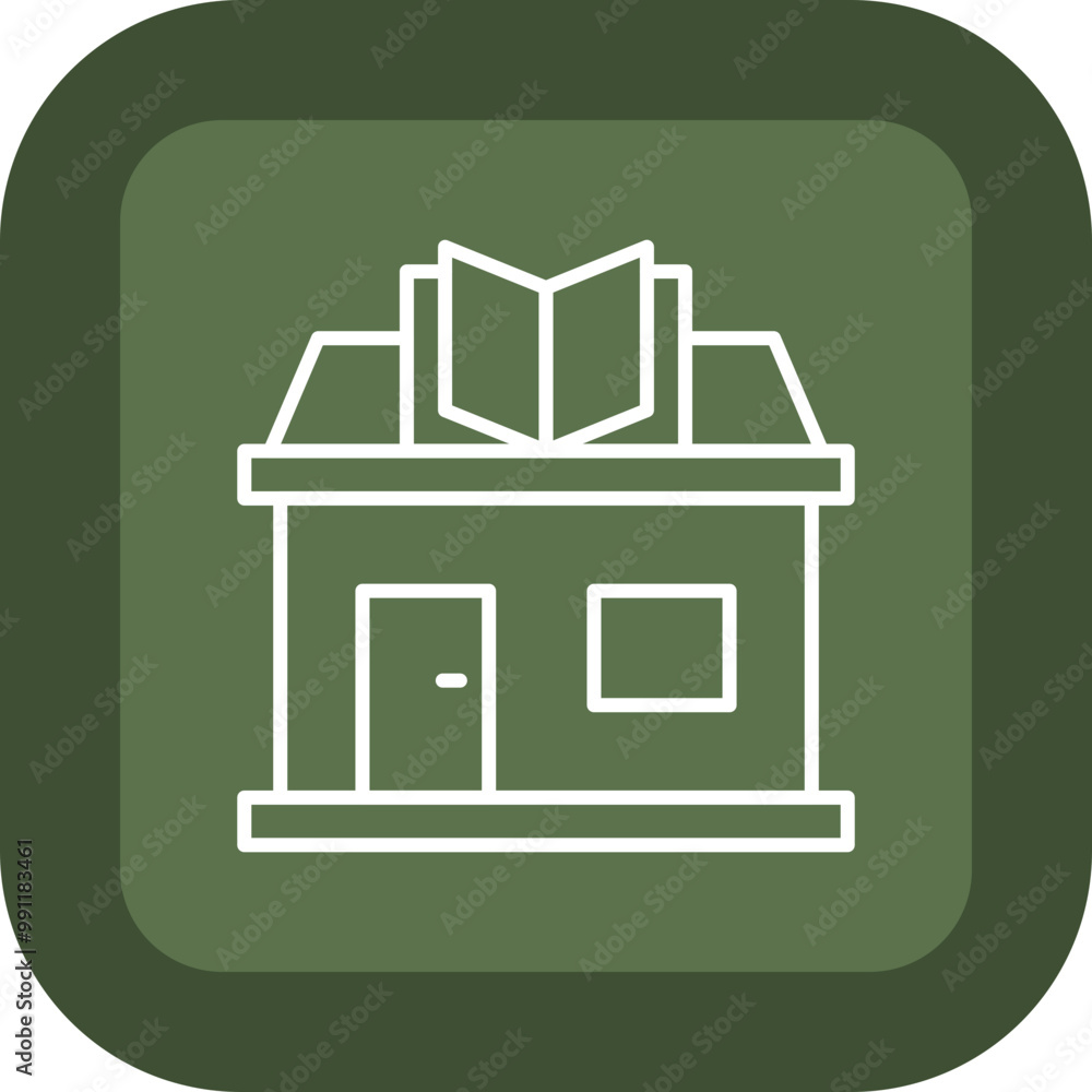 Libaray Vector Icon Design Libaray Vector Icon Design