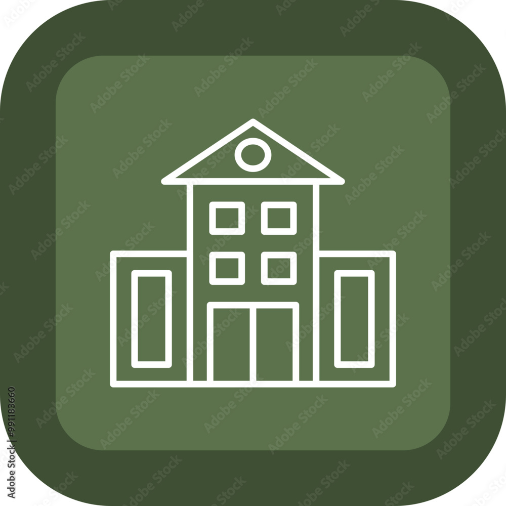 School Vector Icon Design School Vector Icon Design