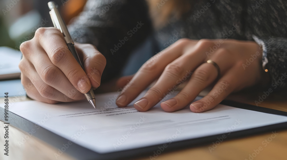 A professional writing a corporate press release to announce a partnership between two brands A professional writing a corporate press release to announce a partnership between two brands