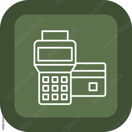 Pos Terminal Icon Design