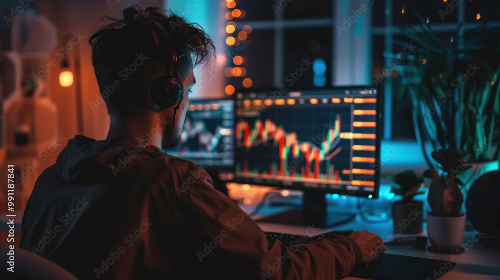 A cryptocurrency investor discussing market strategies, focusing on long-term gains, blockchain technology, and decentralized finance. A cryptocurrency investor discussing market strategies, focusing on long-term gains, blockchain technology, and decentralized finance.