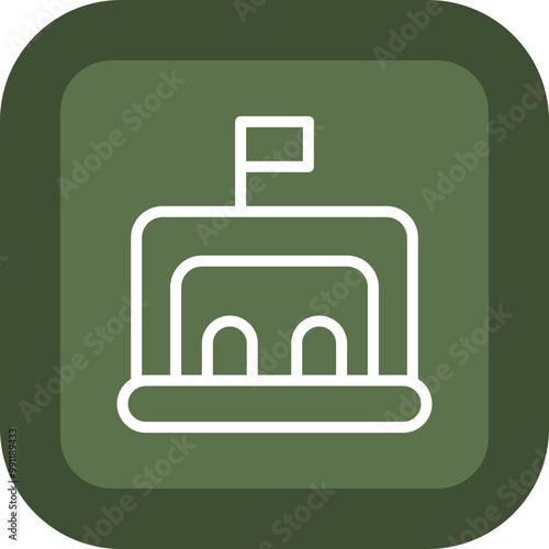 Bunker Icon Design