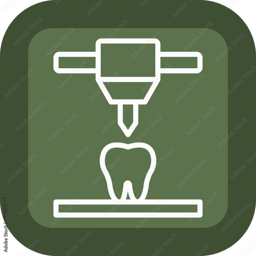 Dental Model Icon Design Dental Model Icon Design