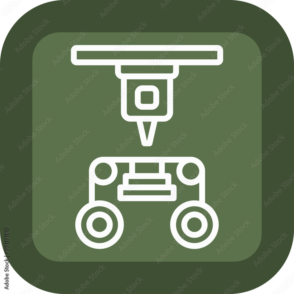 Laminated Object Manufacturing Icon Design Laminated Object Manufacturing Icon Design