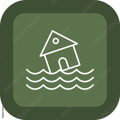 Flood Vector Icon Design