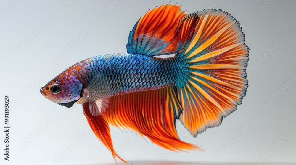 Fototapeta premium Betta Siamese Fighting Fish.