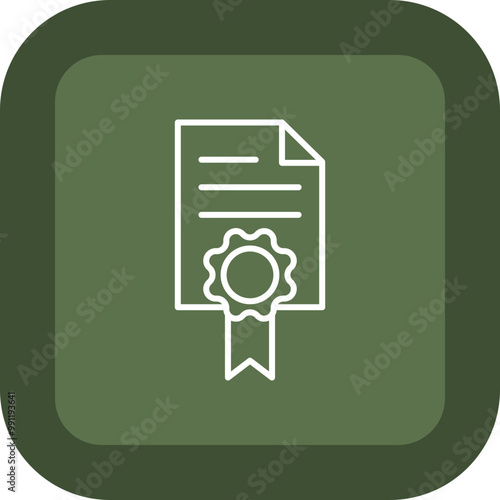 Licence Vector Icon Design