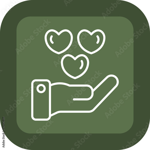 Loving Vector Icon Design