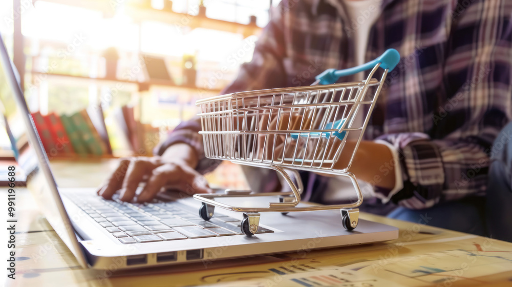 A developer creating a custom e-commerce website, focusing on building a secure, scalable, and responsive platform with seamless payment integration.