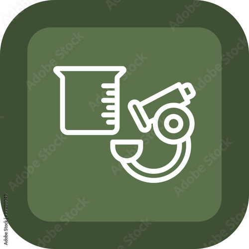 Microscope Experiments Icon Design